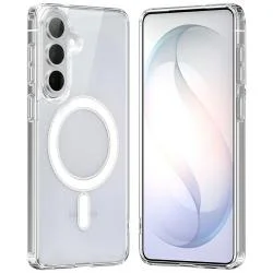 Carcasa Mercury Jelhard cu MagSafe compatibila cu Samsung Galaxy S26 Plus, Transparent