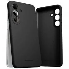 Carcasa Mercury Silicone compatibila cu Samsung Galaxy S26 Plus, Negru