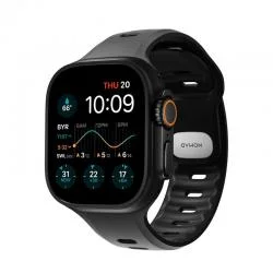 Curea Nomad Tempo compatibila cu Apple Watch Ultra 49 mm, Negru