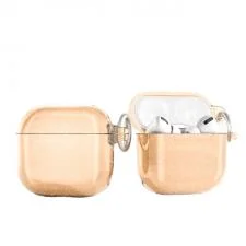 Carcasa Glitter Case compatibila cu Apple AirPods 4 Gold