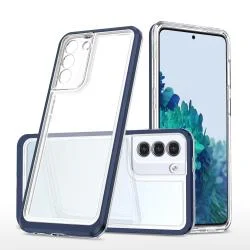Carcasa Hybrid Armor Clear 3 in 1 compatibila cu Samsung Galaxy S22 Plus, Albastru