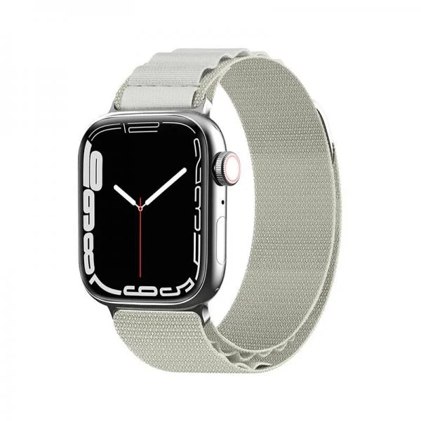 Curea textila Alpine Steel compatibila cu Apple Watch 4/5/6/7/8/SE 38/40/41mm Argintiu
Cod produs: 20604