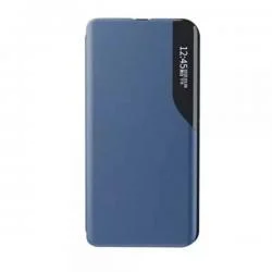 Husa Eco Leather View compatibila cu Samsung Galaxy S24 FE Blue