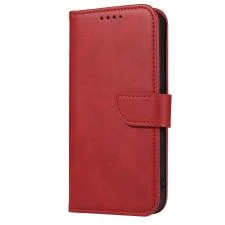 Husa Magnet Wallet Stand compatibila cu Samsung Galaxy S25 Plus Red