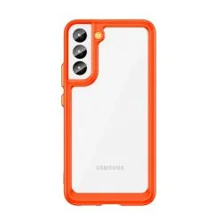 Carcasa Outer Space Gel Frame compatibila cu Samsung Galaxy S22 Plus, Red