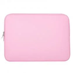 Husa universala din neopren OEM compatibila cu laptop 14 inch, Roz