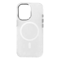 Carcasa Glitter Case cu MagSafe compatibila cu Samsung Galaxy S26 Ultra, Alb