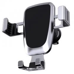 Suport auto universal Gravity YC08, Air Vent Mount, Argintiu