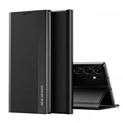 Husa Sleep Case Pro compatibila cu Samsung Galaxy S25 Ultra Black