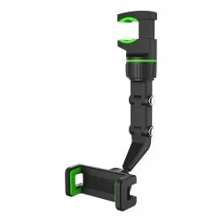 Suport auto Mirror Holder, Ajustabil, Rotire 360 grade, Negru