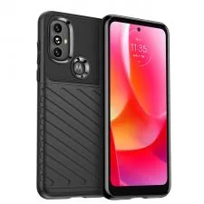 Carcasa Thunder Flexible compatibila cu Motorola Moto G Power 2022 Black