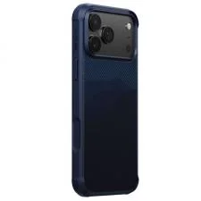 Carcasa Pitaka Aramid ProGuard Over the Horizon compatibila cu iPhone 17 Pro, Albastru