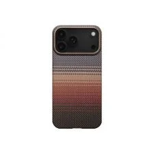 Carcasa Pitaka Ultra Slim Sunset cu Magnetic Ring compatibila cu iPhone 17 Pro Max, Portocaliu