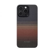 Carcasa PITAKA MagEZ 5 compatibila cu iPhone 15 Pro Max Sunset