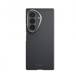 Husa Pitaka Edge Case cu MagSafe compatibila cu Samsung Galaxy Z Fold 8 Ultra, Negru / Gri