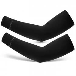 Set 2 protectii pentru brate Rockbros XT9002BK, Lycra/Matase, Black
