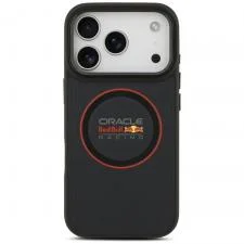 Carcasa Red Bull Meshed Red Ring & Metal Buttons cu MagSafe compatibila cu iPhone 17 Pro, Negru