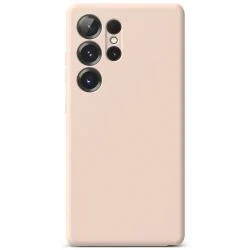 Carcasa Ringke Silicone Magnetic MagSafe compatibila cu Samsung Galaxy S25 Ultra Pink Sand