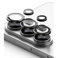 Set de 2 protectii camera foto Ringke Camera Frame Protector compatibila cu Samsung Galaxy S26 Ultra, Negru