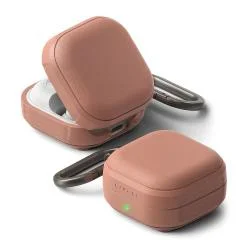 Carcasa Ringke Onyx Magnetic compatibila cu Samsung Galaxy Buds 4 / 4 Pro, Coral
