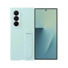 Carcasa Samsung Silicone compatibila cu Samsung Galaxy Z Fold 7, Light Blue