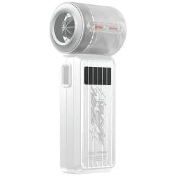 Ventilator portabil Skinarma Gyro, 5000 mAh, 20000 rpm, 4 viteze, USB-C, Alb