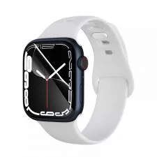 Set 3 folii protectie transparenta TPU Spigen Neo Flex compatibil cu Apple Watch 7/8 45mm