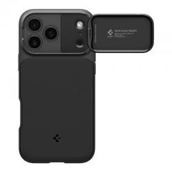 Carcasa Spigen Optik Armor cu MagSafe compatibila cu iPhone 17 Pro Max, Negru