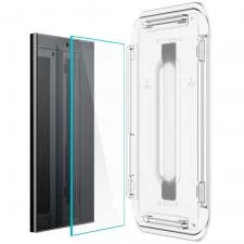 Set 2 folii sticla cu sistem de montare Case friendly Spigen GLAStR EZ FIT compatibil cu Samsung Galaxy S24 Ultra