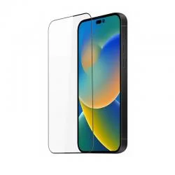 Set 2 folii sticla cu sistem de montare Case friendly Spigen GLAStR EZ FIT compatibil cu iPhone 14 Pro Max
