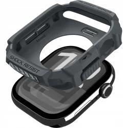 Carcasa Spigen Rugged Armor V2 compatibila cu Apple Watch 11 46mm, Dark Grey