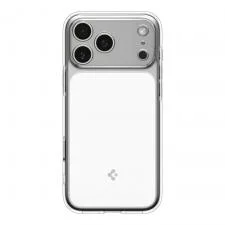 Carcasa Spigen Ultra Hybrid T cu MagSafe compatibila cu iPhone 17 Pro, Alb