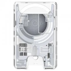 Portofel Spigen Ultra Hybrid Wallet cu MagSafe compatibil cu Apple iPhone, Alb