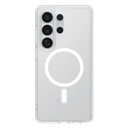 Carcasa Spigen Ultra Hybrid Mag cu MagSafe compatibila cu Samsung Galaxy S26 Ultra, Transparent / Alb