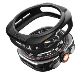 Carcasa protectie Spigen Liquid Air compatibila cu Samsung Galaxy Watch Ultra 2 47 mm, Negru