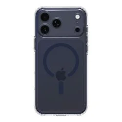 Carcasa Spigen Ultra Hybrid cu MagSafe compatibila cu iPhone 17 Pro Max, Transparent / Albastru