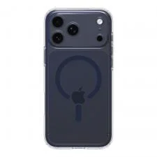 Carcasa Spigen Ultra Hybrid cu MagSafe compatibila cu iPhone 17 Pro, Transparent / Albastru
