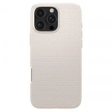Carcasa Spigen Liquid Air compatibila cu iPhone 16 Pro Natural Titanium