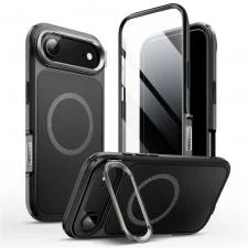 Carcasa Supcase IBLSN Ares Flip cu MagSafe compatibila cu iPhone 17 Air, Black