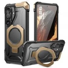 Carcasa Supcase UB Grip Mag cu MagSafe compatibila cu Samsung Galaxy S26, Black / Gold