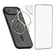 [Combo] iPhone 17 Air, Carcasa Tech-Protect Magmat cu MagSafe + Folie protectie Mobile Origin Screen Guard Spare Glass Full Coverage