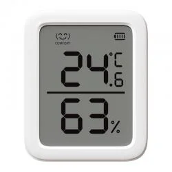 Termohigrometru SwitchBot Meter Plus, Ecran 3 inch, Bluetooth 4.2, Raza 120m, Alb