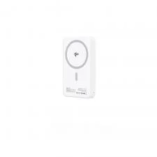 Baterie externa magnetica TECH-PROTECT LifeMag PB24 Qi2, 10000 mAh, Compatibila MagSafe, 15W, Cablu USB-C 30cm inclus, Alb