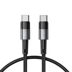 Cablu pentru incarcare si transfer de date TECH-PROTECT UltraBoost, 2x USB Type-C, PD 60W, 3A, 25cm, Gri