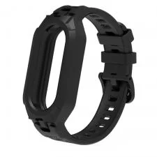 Curea silicon Tech-Protect Armour compatibila cu Xiaomi Mi Band 8 / 8 NFC / 9 / 9 NFC Black