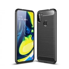Carcasa TECH-PROTECT TPUCARBON compatibila cu Samsung Galaxy M11 / Galaxy A11 Black