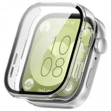 Carcasa cu protectie ecran TECH-PROTECT Defense 360 compatibila cu Huawei Watch Fit 3 Clear