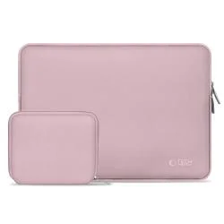 Set husa laptop 13/14 inch si husa pentru accesorii TECH-PROTECT NeoSlim Rose