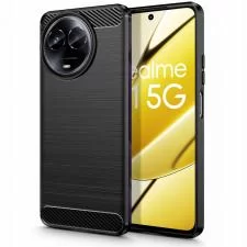 Carcasa TECH-PROTECT TPUCARBON compatibila cu Realme 11 5G Black
