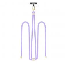 Snur pentru carcase TECH-PROTECT C7S Rope Crossbody, Ajustabil, Mov/Auriu